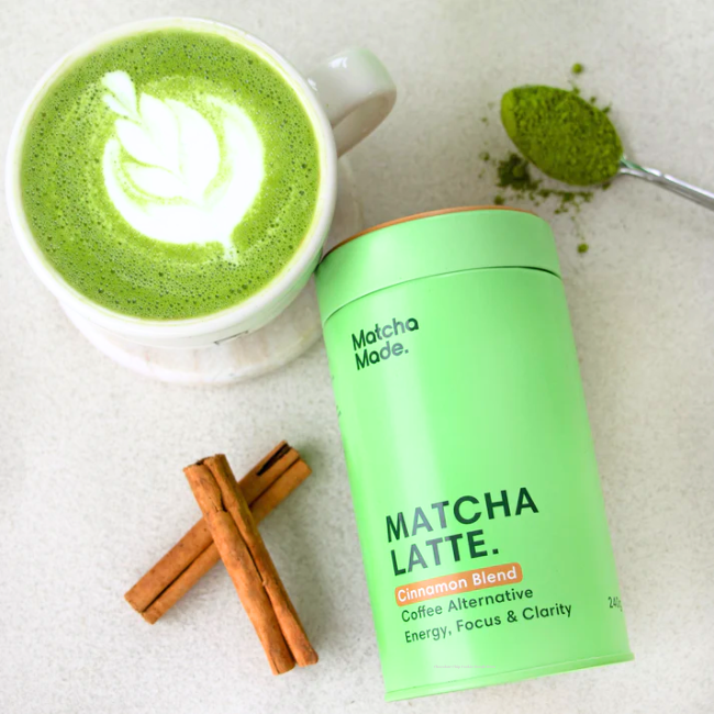 Cinnamon Matcha Latté