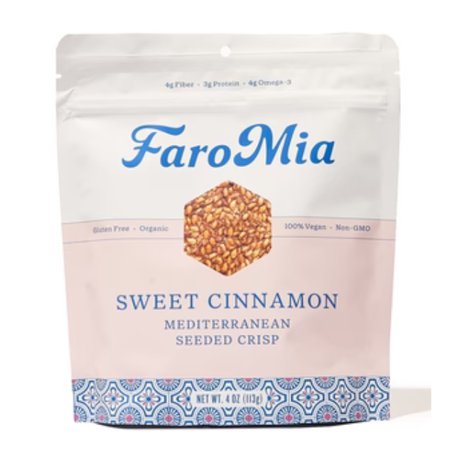 Sweet Cinnamon Mediterranean Seeded Crisps